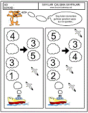 okul öncesi çocuklar için boş yere kaç gelecek çalışmaları